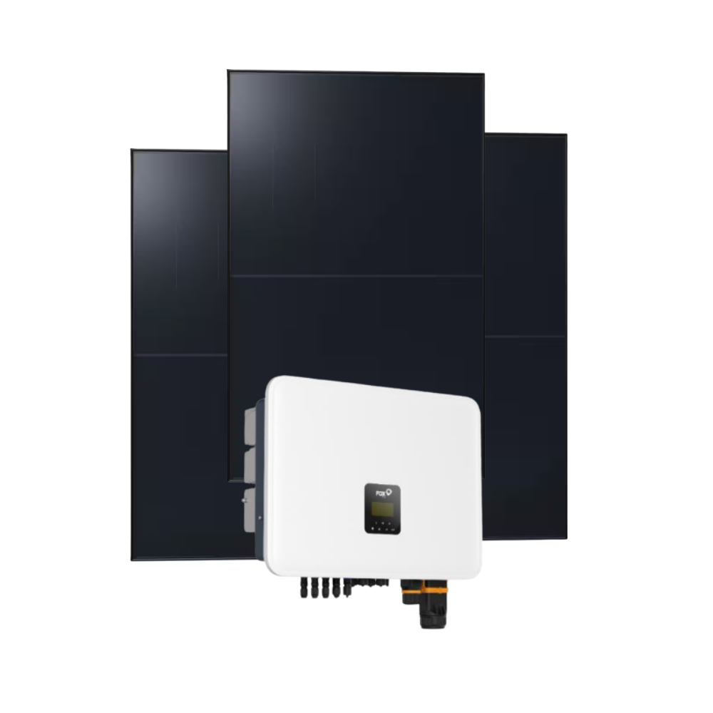 Photovoltaik-Komplettsystem mit Modulen und Wechselrichter