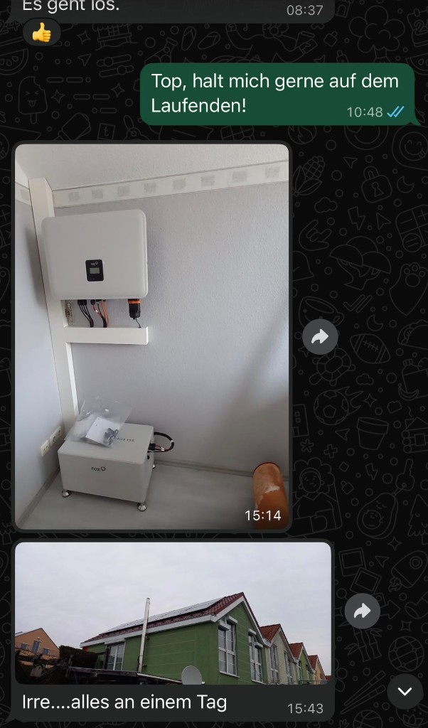 WhatsApp-Kundenstimme: Installation an einem Tag